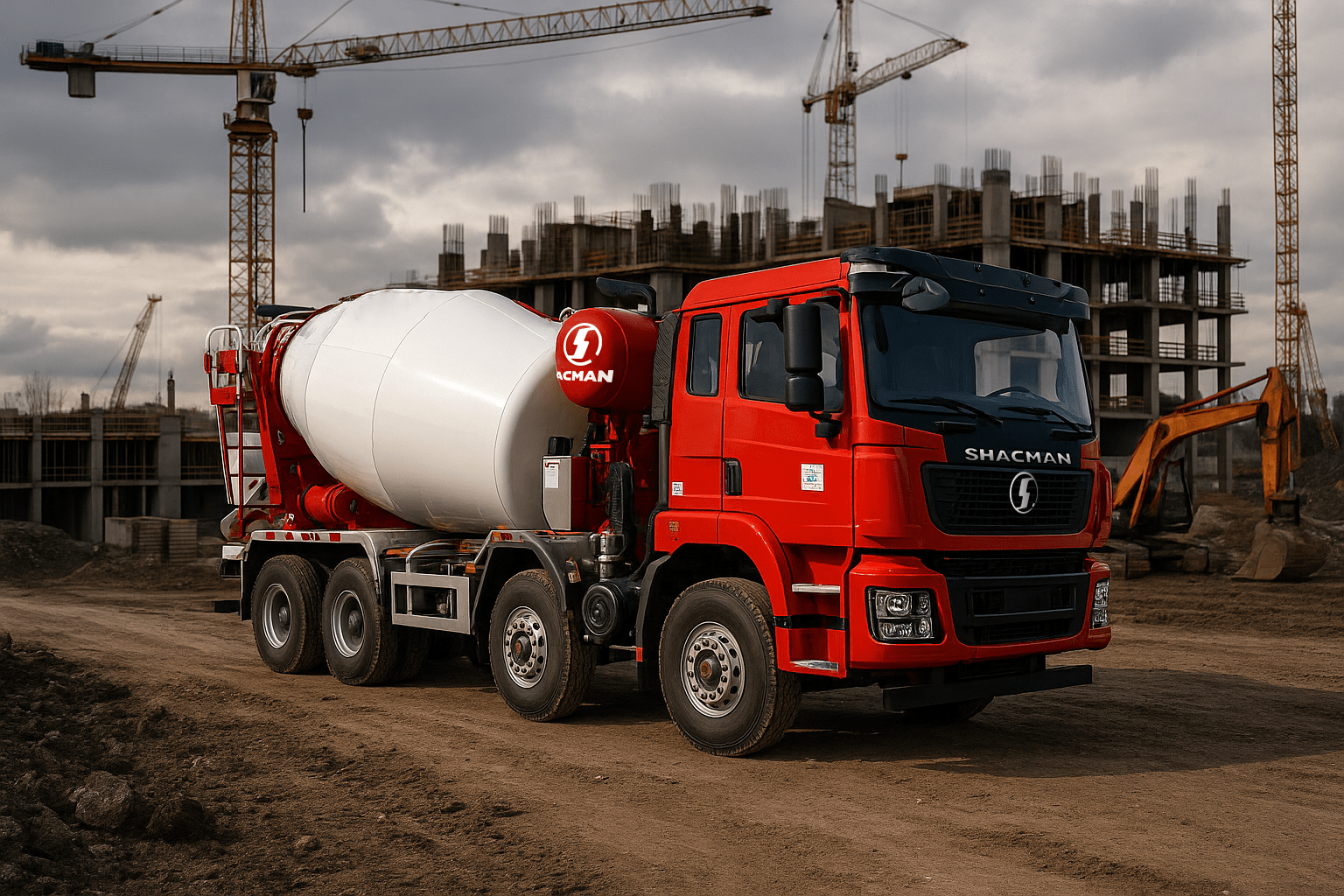 Автобетоносмеситель X3000 8x4 рестайлинг